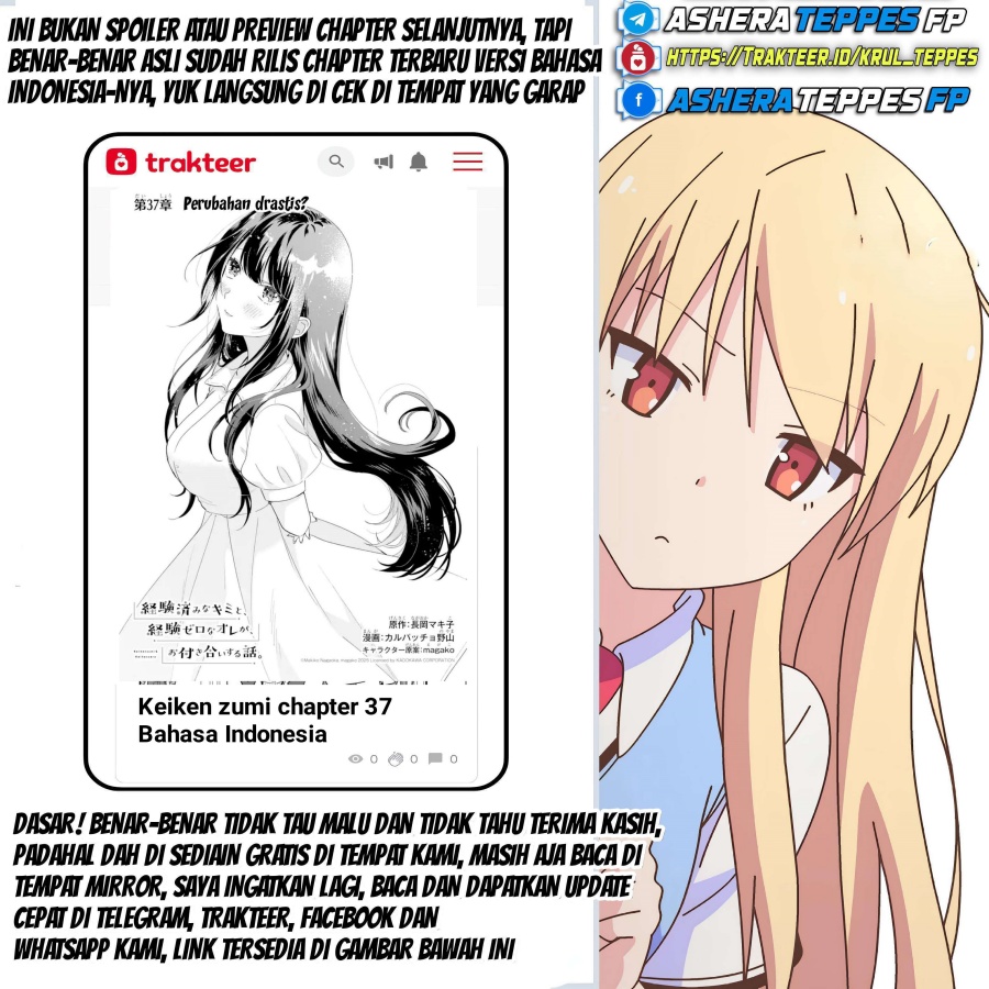 Keiken Zumi na Kimi to, Keikein Zero na Ore ga, Otsukiai Suru Hanashi Chapter 34 Gambar 33