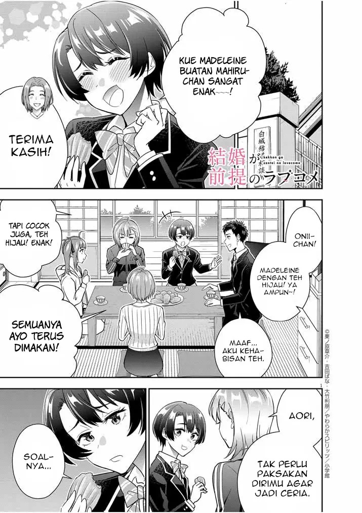 Kekkon ga Zentei no Love Comedy Chapter 16 END Gambar 2