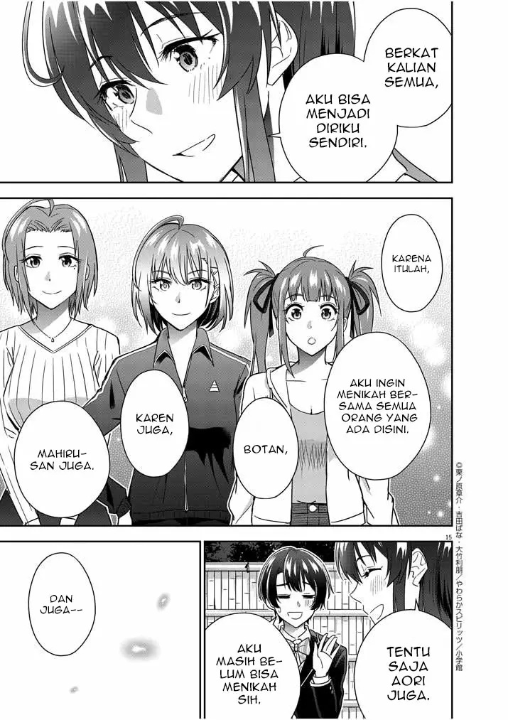Kekkon ga Zentei no Love Comedy Chapter 16 END Gambar 15