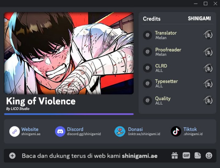 King Of Violence Chapter 01 Gambar 1