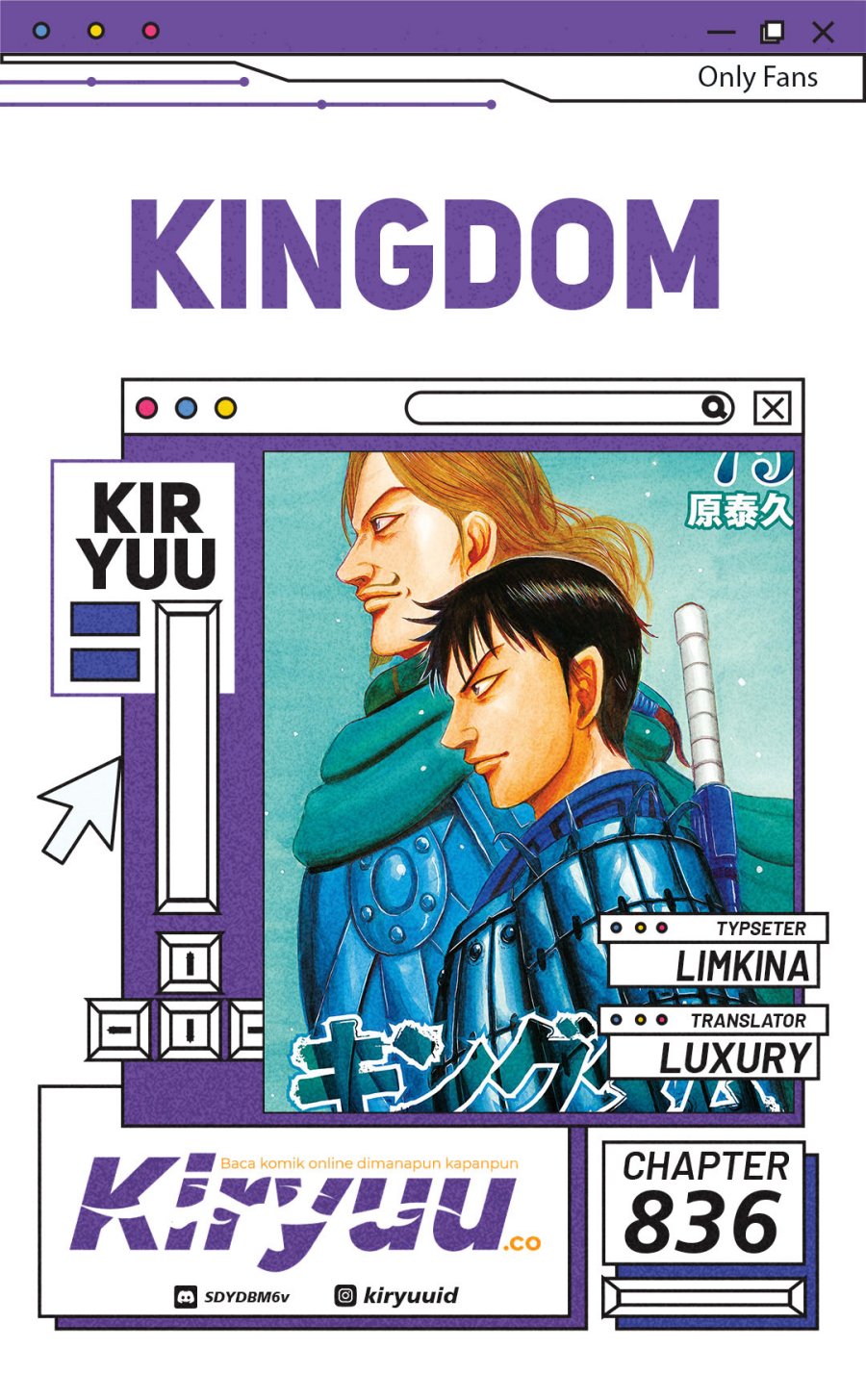 Kingdom Chapter 836 Gambar 1