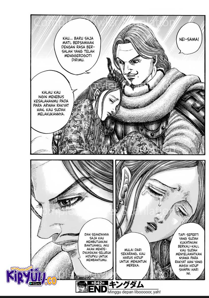 Kingdom Chapter 842 Gambar 19