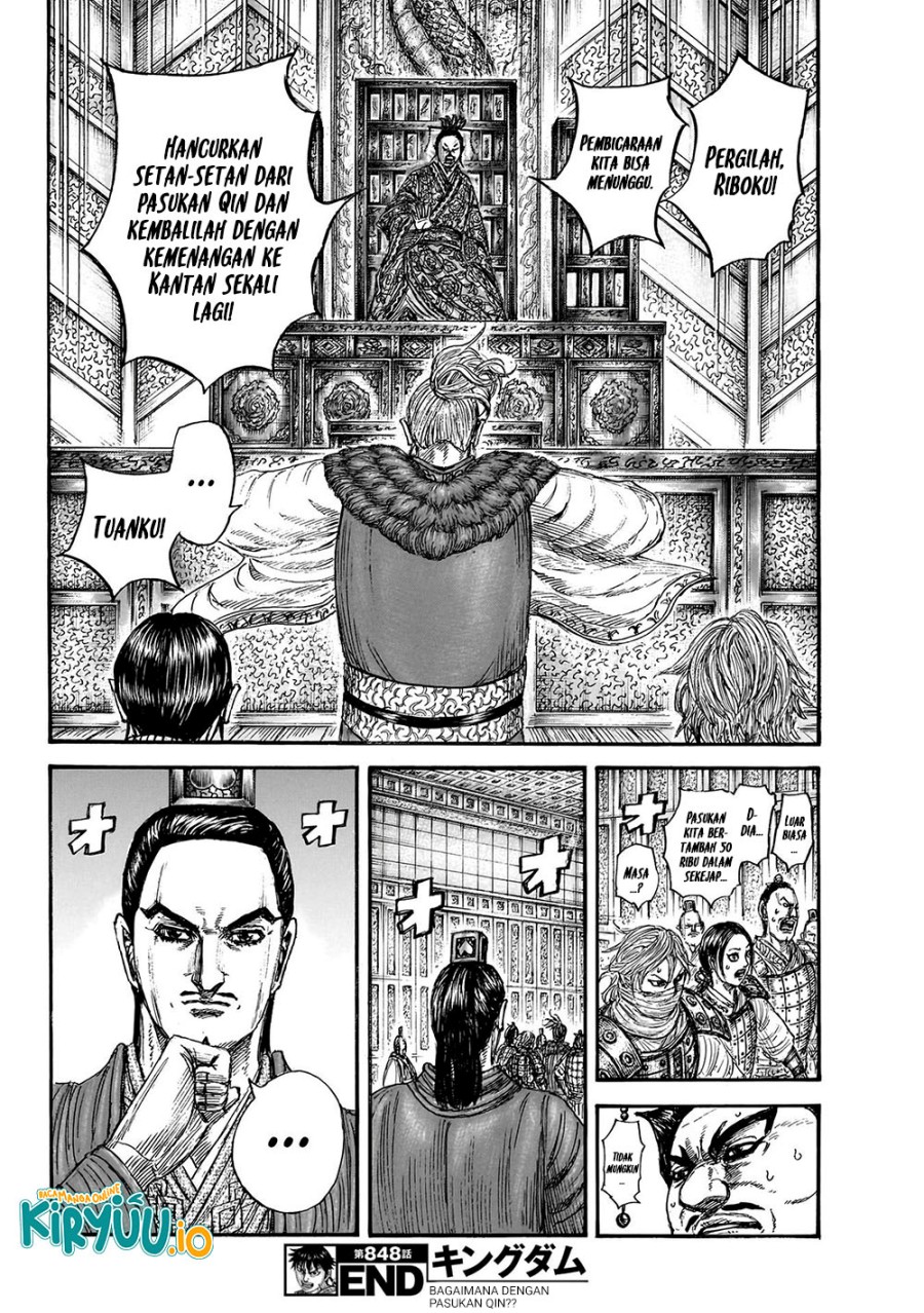 Kingdom Chapter 848 Gambar 21