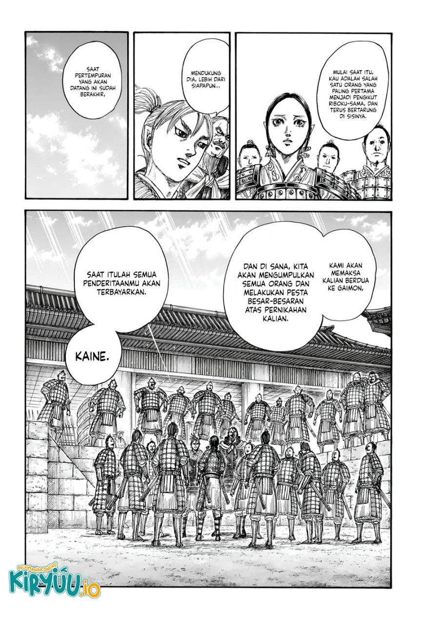 Kingdom Chapter 850 Gambar 7