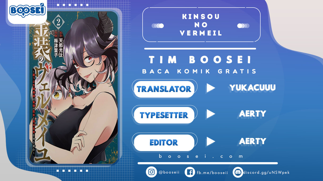 Kinsou no Vermeil – Gakeppuchi Majutshi wa Saikyou no Yakusai to Mahou Sekai o Tsukisusumu Chapter 04.2 Gambar 1