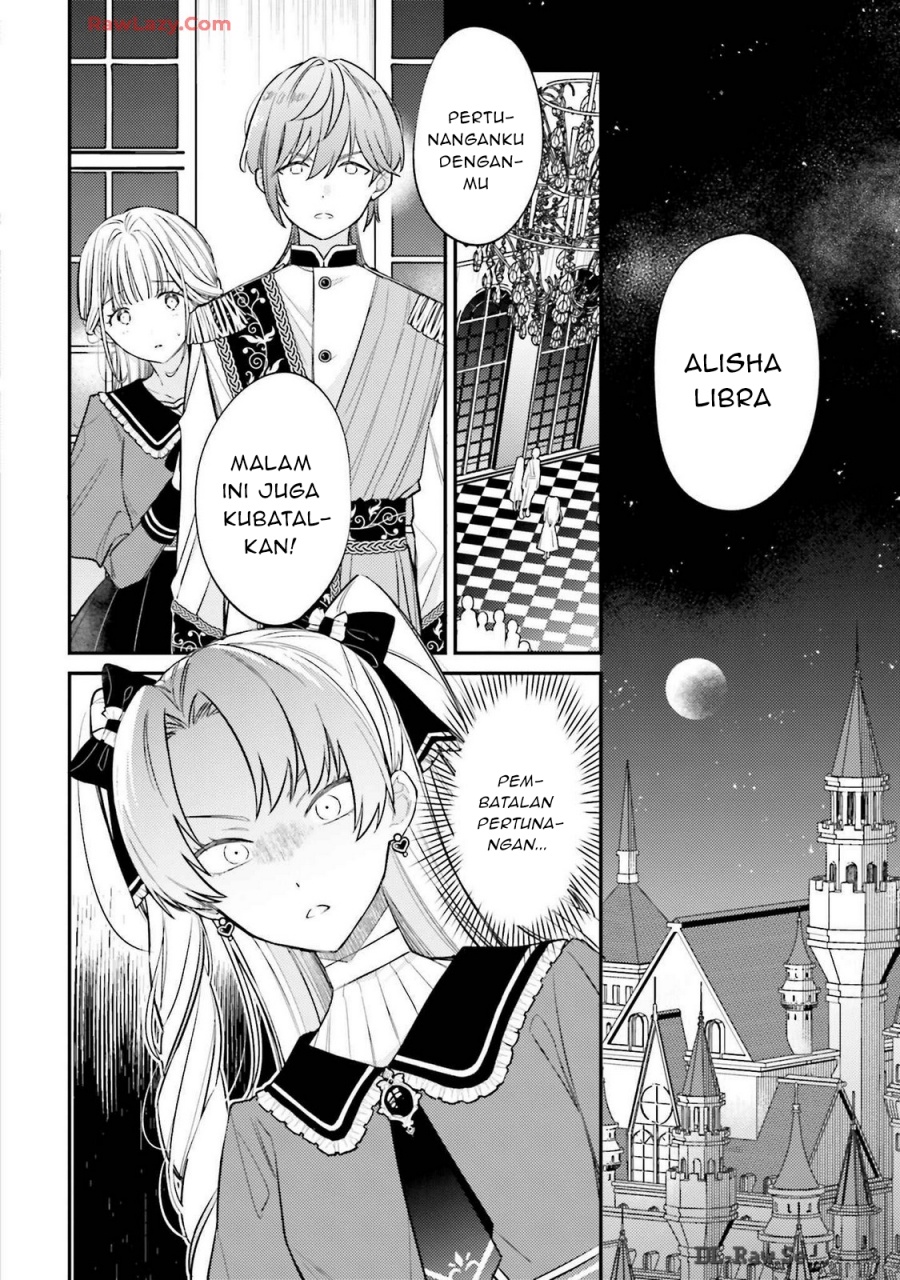 Kirawaremono no Akuyaku Reijou Alisha Libra wa Magerarenai Chapter 01 Gambar 6
