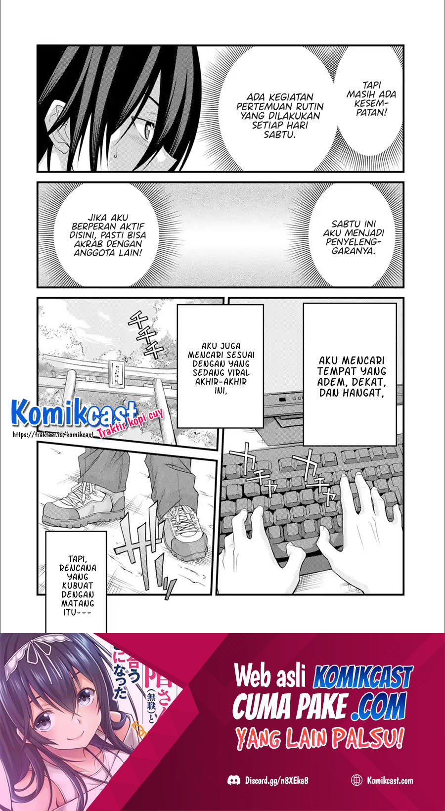 Kirei na Kurokami no Takashina-san (Mushoku) to Tsukiau Koto ni Natta Chapter 03.1 Gambar 9