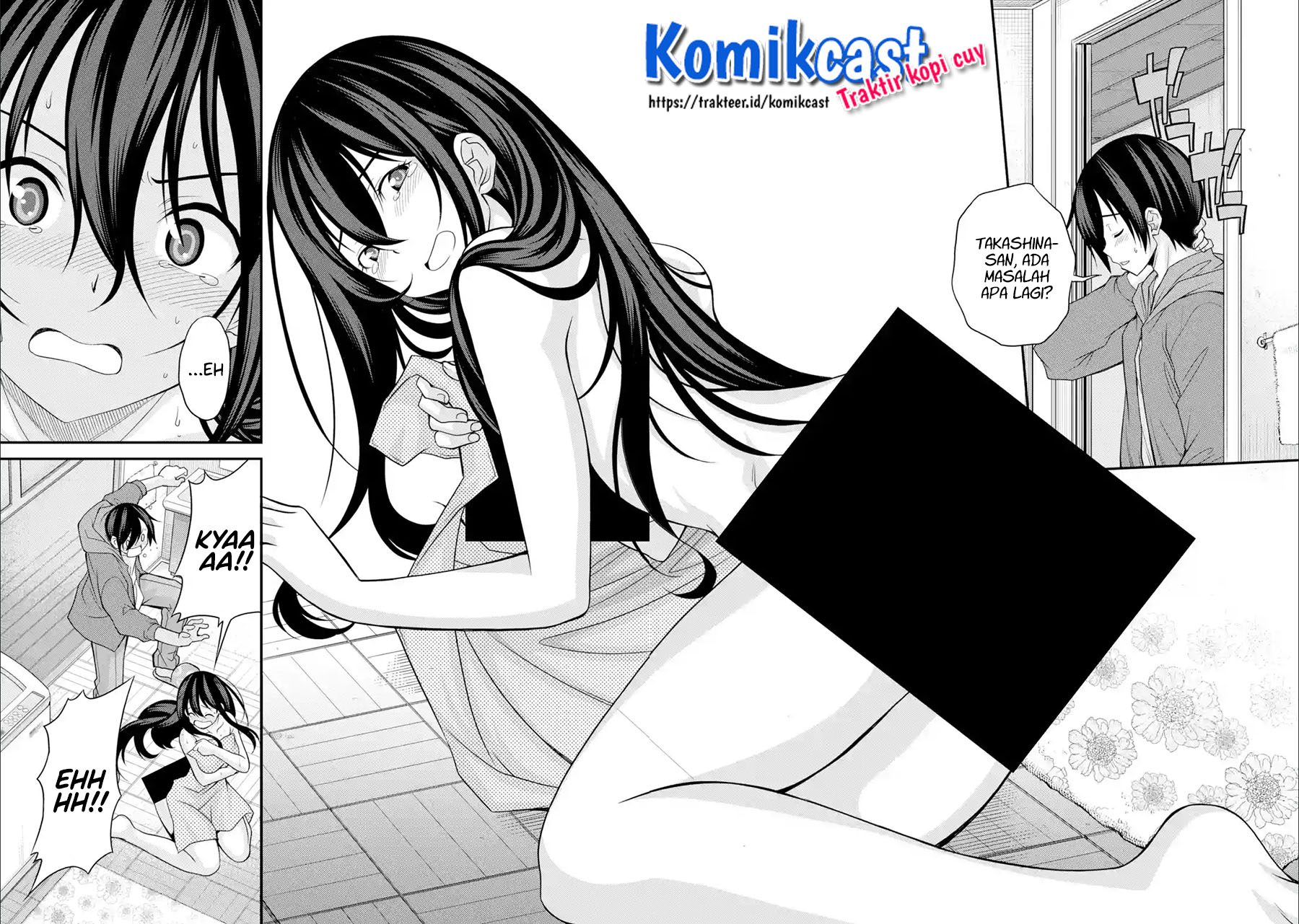 Kirei na Kurokami no Takashina-san (Mushoku) to Tsukiau Koto ni Natta Chapter 04.1 Gambar 9