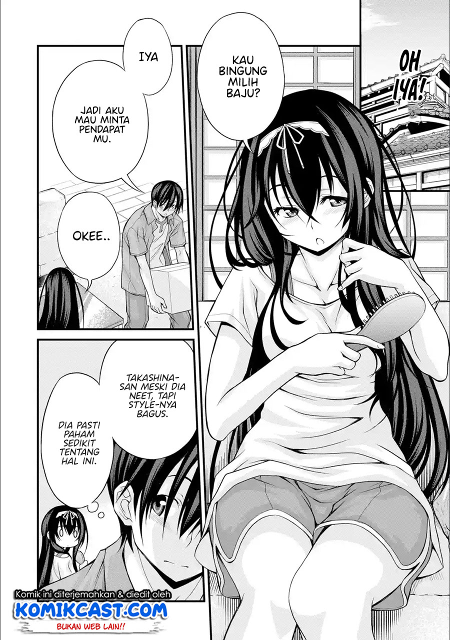 Kirei na Kurokami no Takashina-san (Mushoku) to Tsukiau Koto ni Natta Chapter 08.2 Gambar 8
