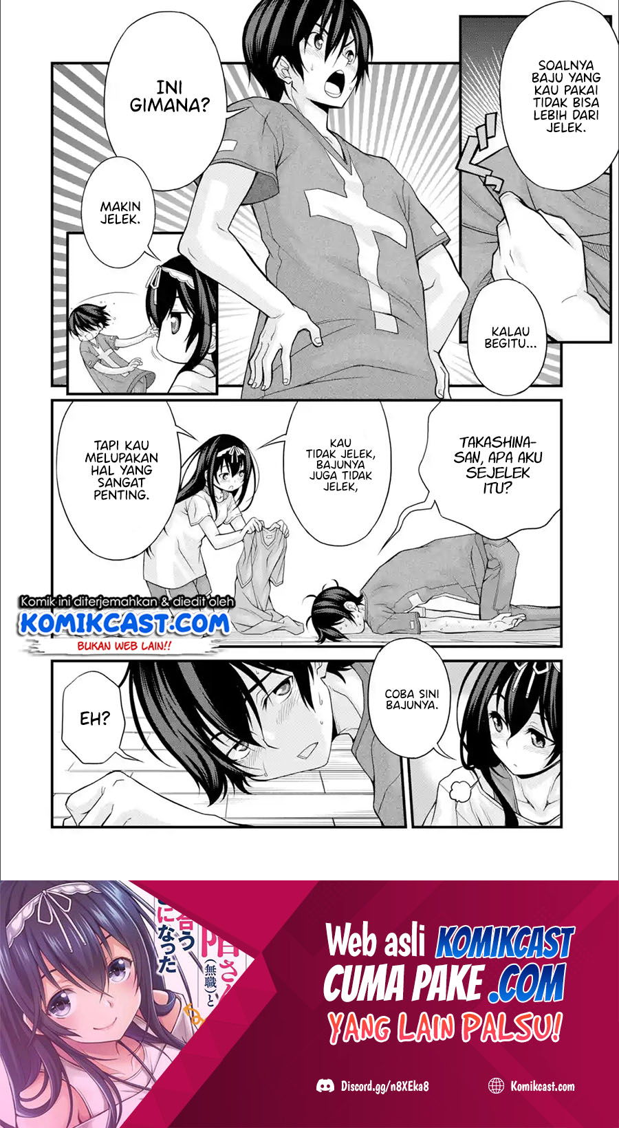 Kirei na Kurokami no Takashina-san (Mushoku) to Tsukiau Koto ni Natta Chapter 08.2 Gambar 10