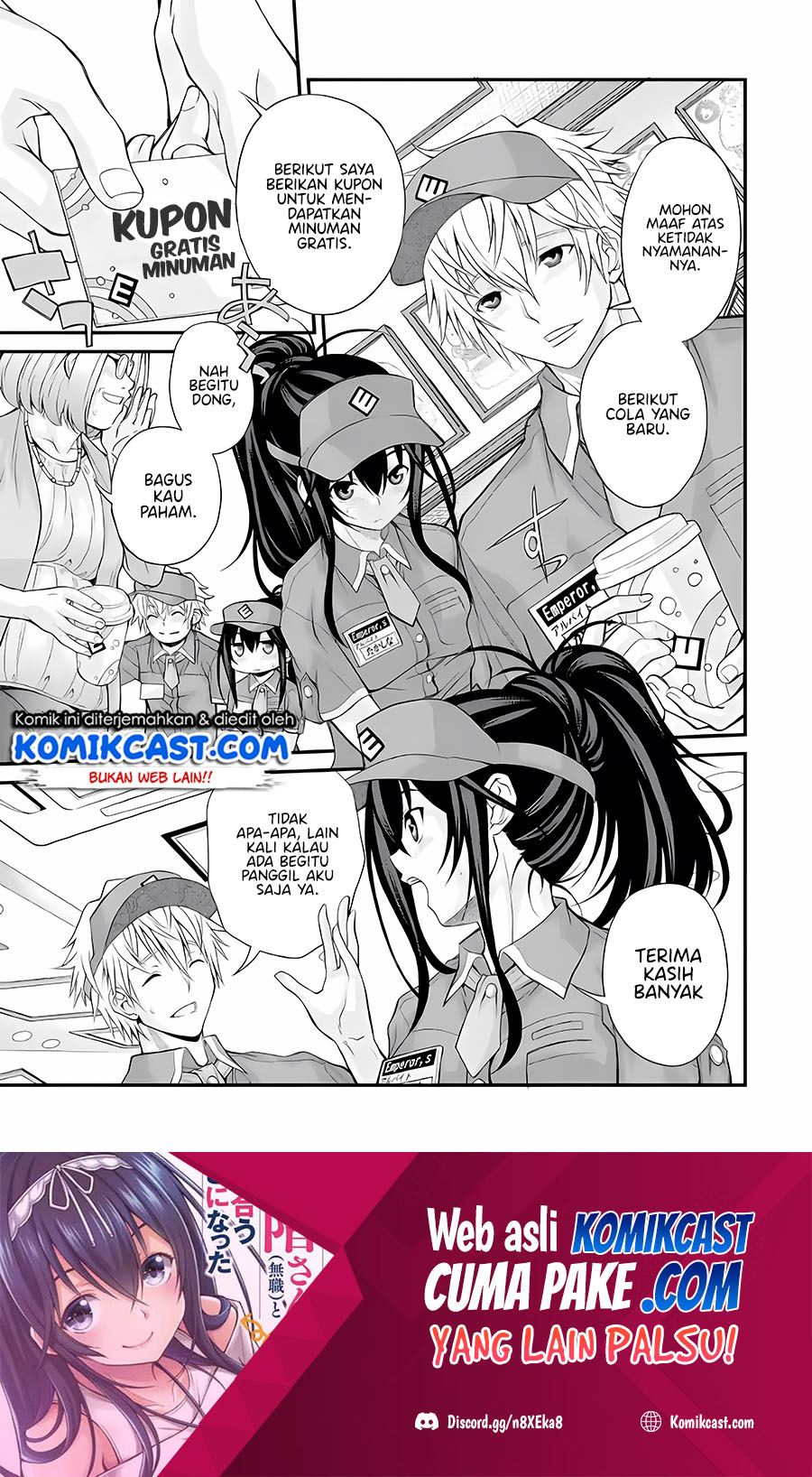 Kirei na Kurokami no Takashina-san (Mushoku) to Tsukiau Koto ni Natta Chapter 10.2 Gambar 2