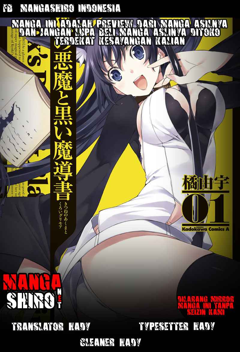 Kitsune no Akuma to Kuroi Grimoire Chapter 09 Gambar 1