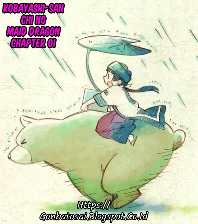 Kobayashi-san Chi no Maid Dragon Chapter 01 Gambar 1