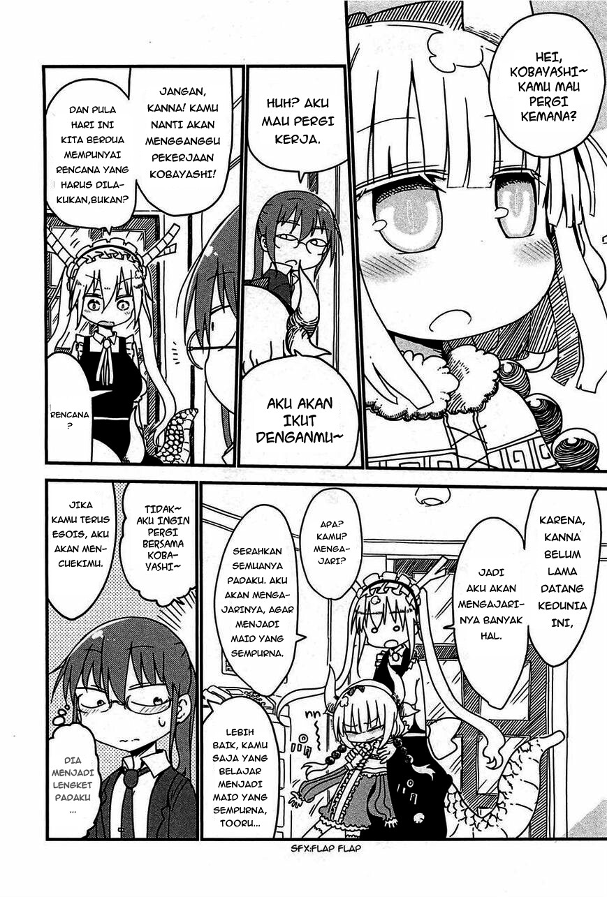 Kobayashi-san Chi no Maid Dragon Chapter 07 Gambar 4