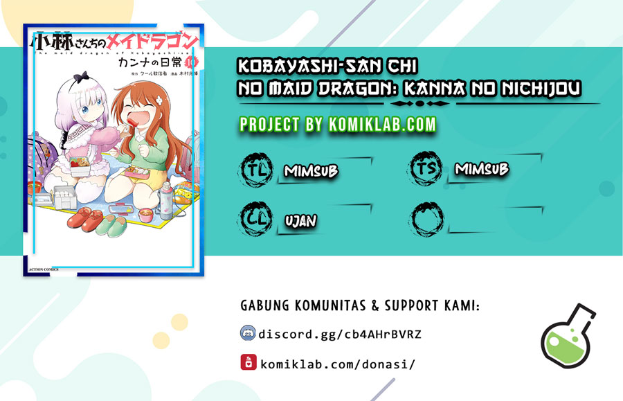 Kobayashi-san Chi no Maid Dragon: Kanna no Nichijou Chapter 01 Gambar 1