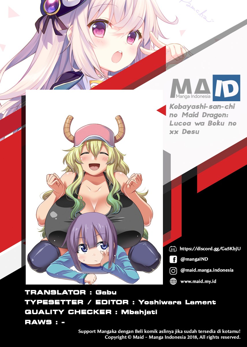 Kobayashi-san Chi no Maid Dragon: Lucoa wa Boku no xx Desu Chapter 01 Gambar 3