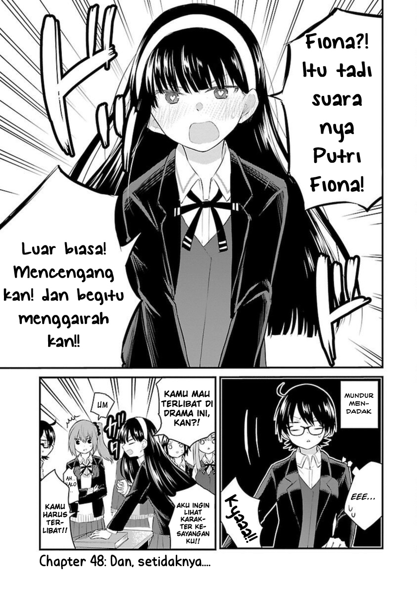 Koe ga dasenai Shoujo wa “Kanojo ga Yasashisugiru” to Omotte iru Chapter 48 Gambar 2