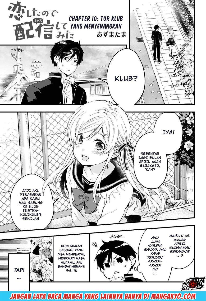 Koi Shita no de, Haishin Shite Mita Chapter 10 Gambar 2
