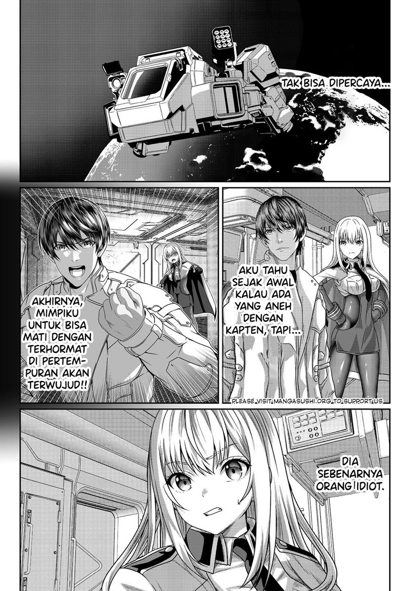 “Koko wa Makasete Sakini Ike!” wo shitai Shinitagari no Nozomanu Uchuu Gekokujou Chapter 04 Gambar 2