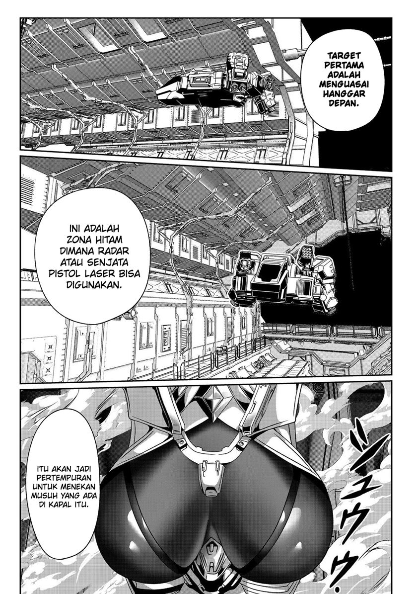 “Koko wa Makasete Sakini Ike!” wo shitai Shinitagari no Nozomanu Uchuu Gekokujou Chapter 04 Gambar 8