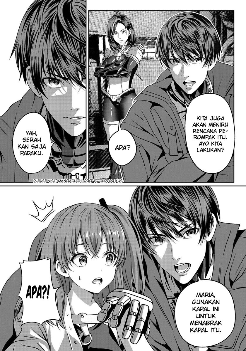 “Koko wa Makasete Sakini Ike!” wo shitai Shinitagari no Nozomanu Uchuu Gekokujou Chapter 04 Gambar 31
