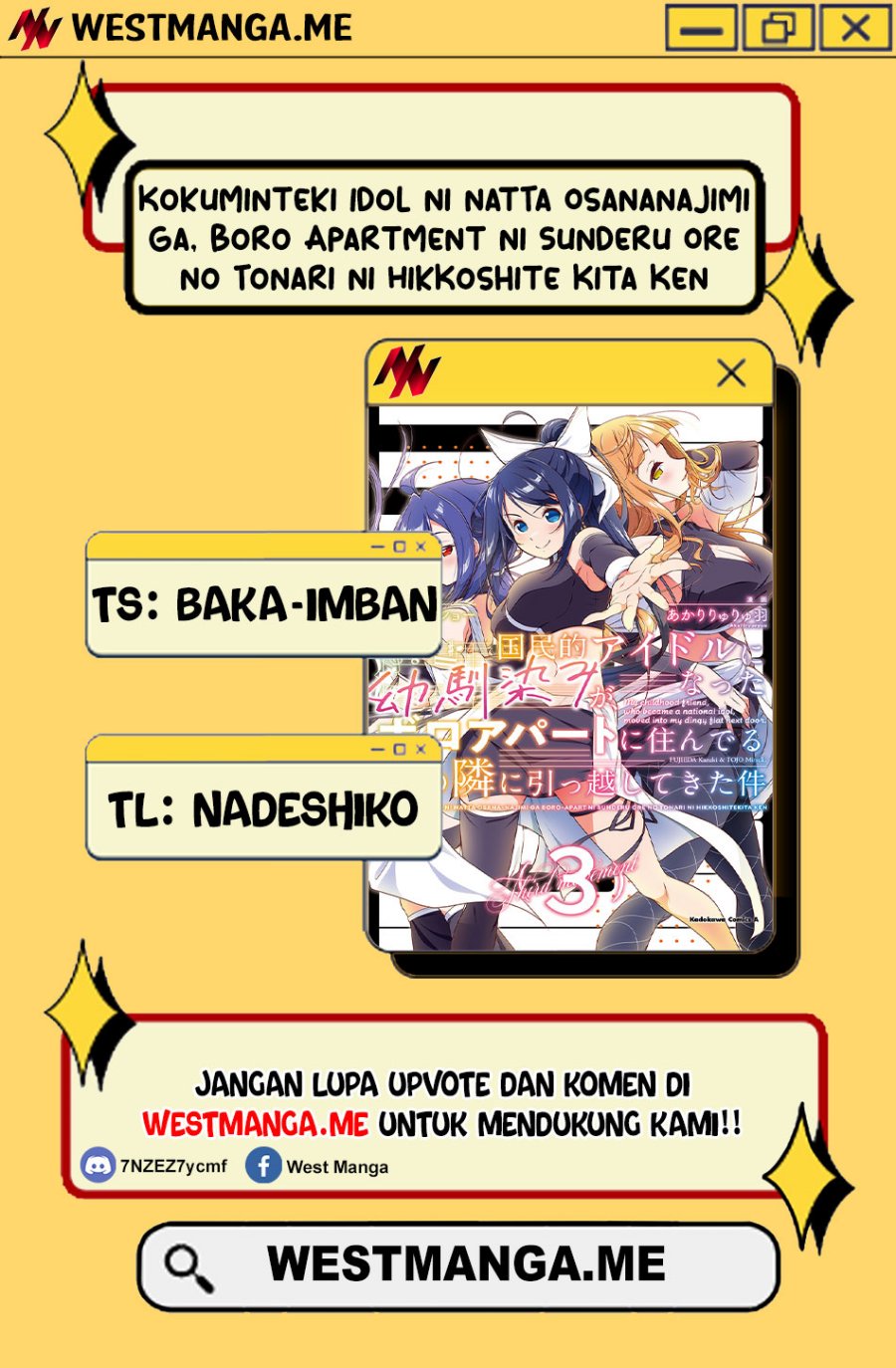 Kokuminteki Idol ni natta Osananajimi ga, Boro Apartment ni Sunderu Ore no Tonari ni Hikkoshite Kita Ken Chapter 07 Gambar 2
