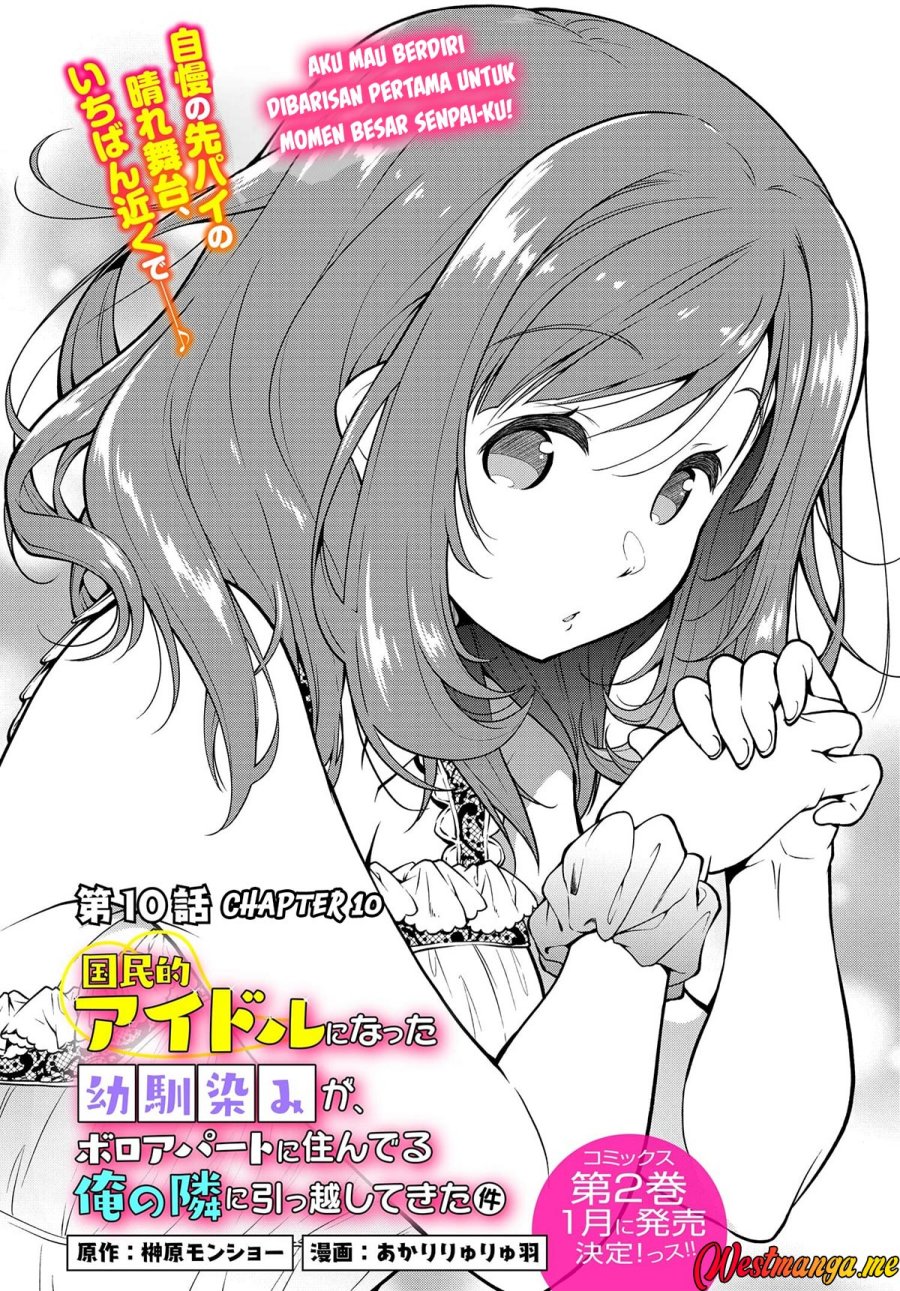 Kokuminteki Idol ni natta Osananajimi ga, Boro Apartment ni Sunderu Ore no Tonari ni Hikkoshite Kita Ken Chapter 10 Gambar 6