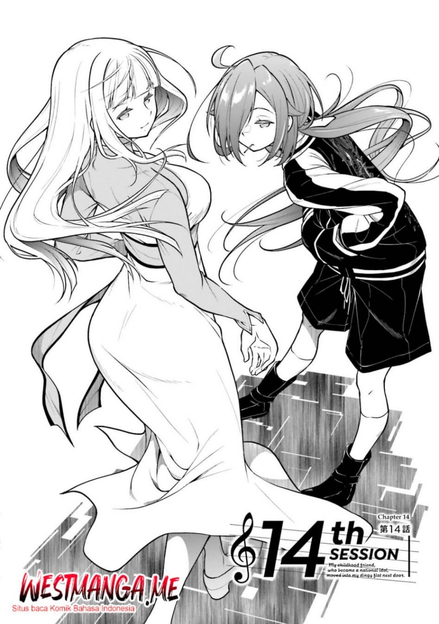 Kokuminteki Idol ni natta Osananajimi ga, Boro Apartment ni Sunderu Ore no Tonari ni Hikkoshite Kita Ken Chapter 14 Gambar 3