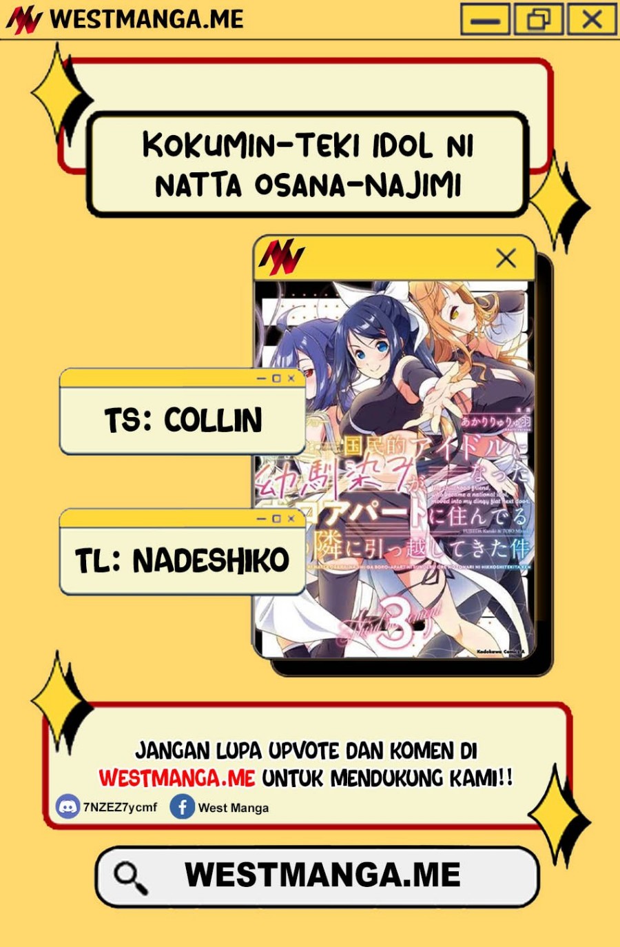 Kokuminteki Idol ni natta Osananajimi ga, Boro Apartment ni Sunderu Ore no Tonari ni Hikkoshite Kita Ken Chapter 14 Gambar 4