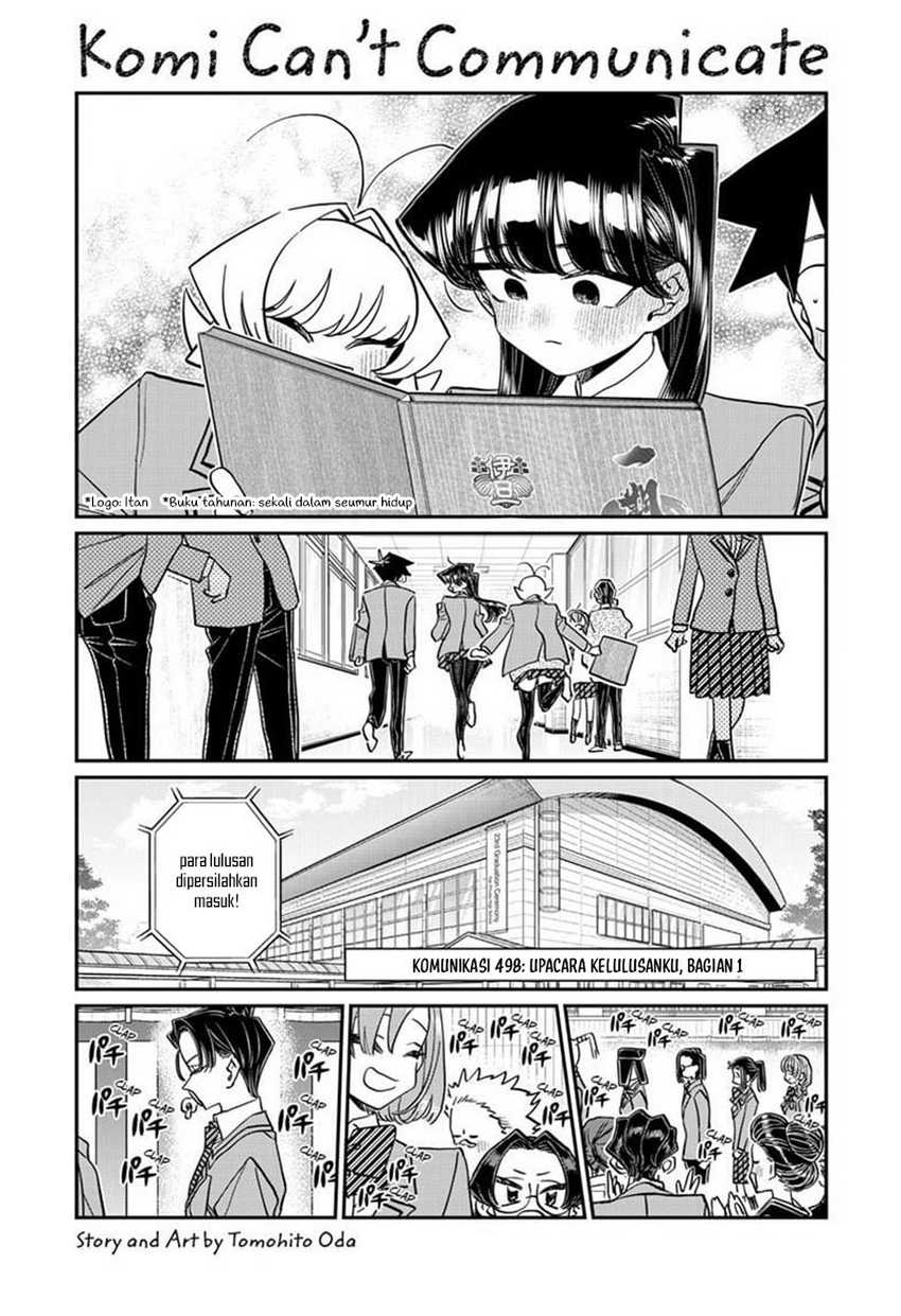 Komi san wa Komyushou Desu Chapter 498 Gambar 2