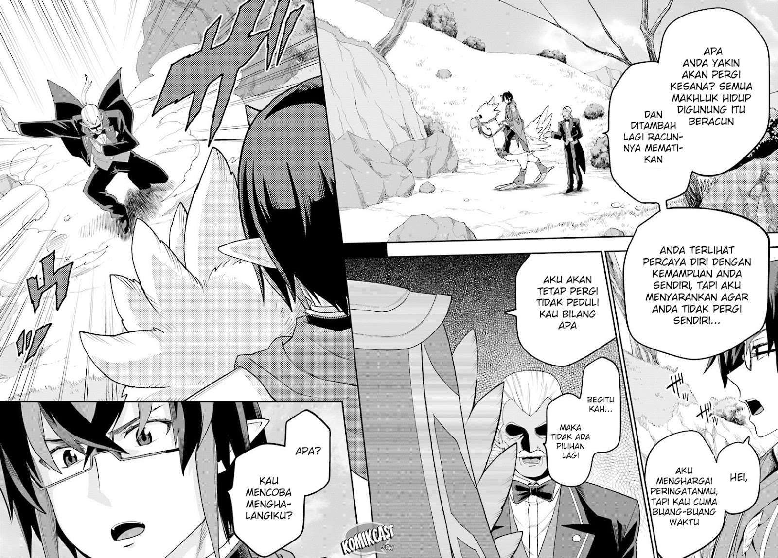 Konjiki no Moji Tsukai Chapter 36 Gambar 23