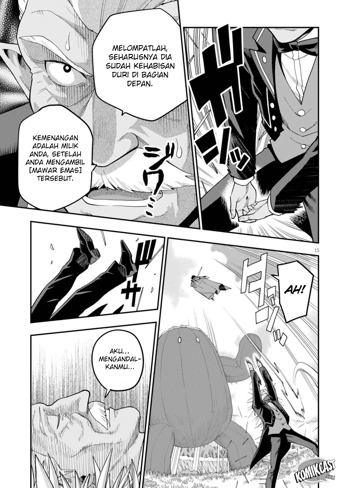 Konjiki no Moji Tsukai Chapter 37 Gambar 16