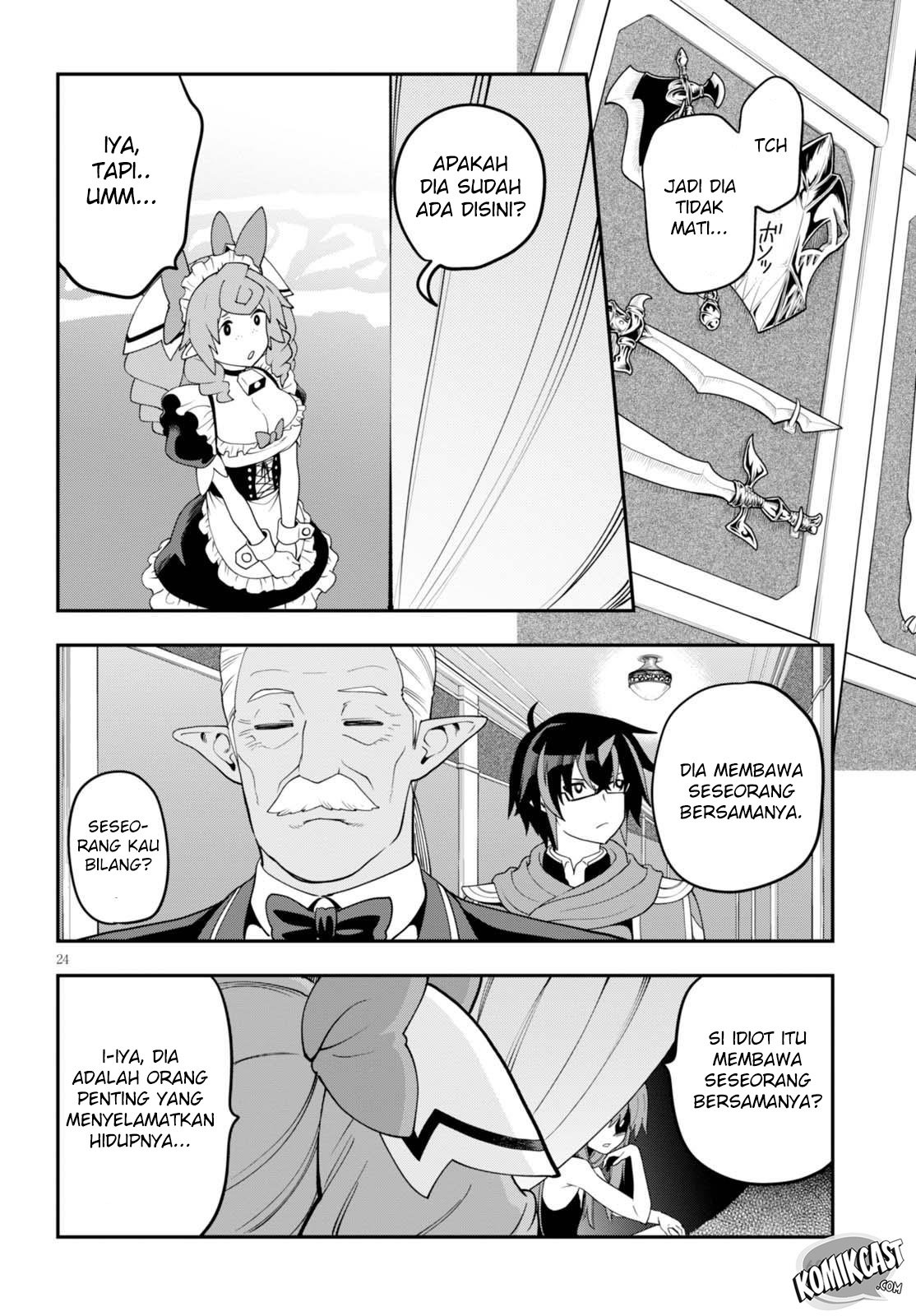 Konjiki no Moji Tsukai Chapter 37 Gambar 25
