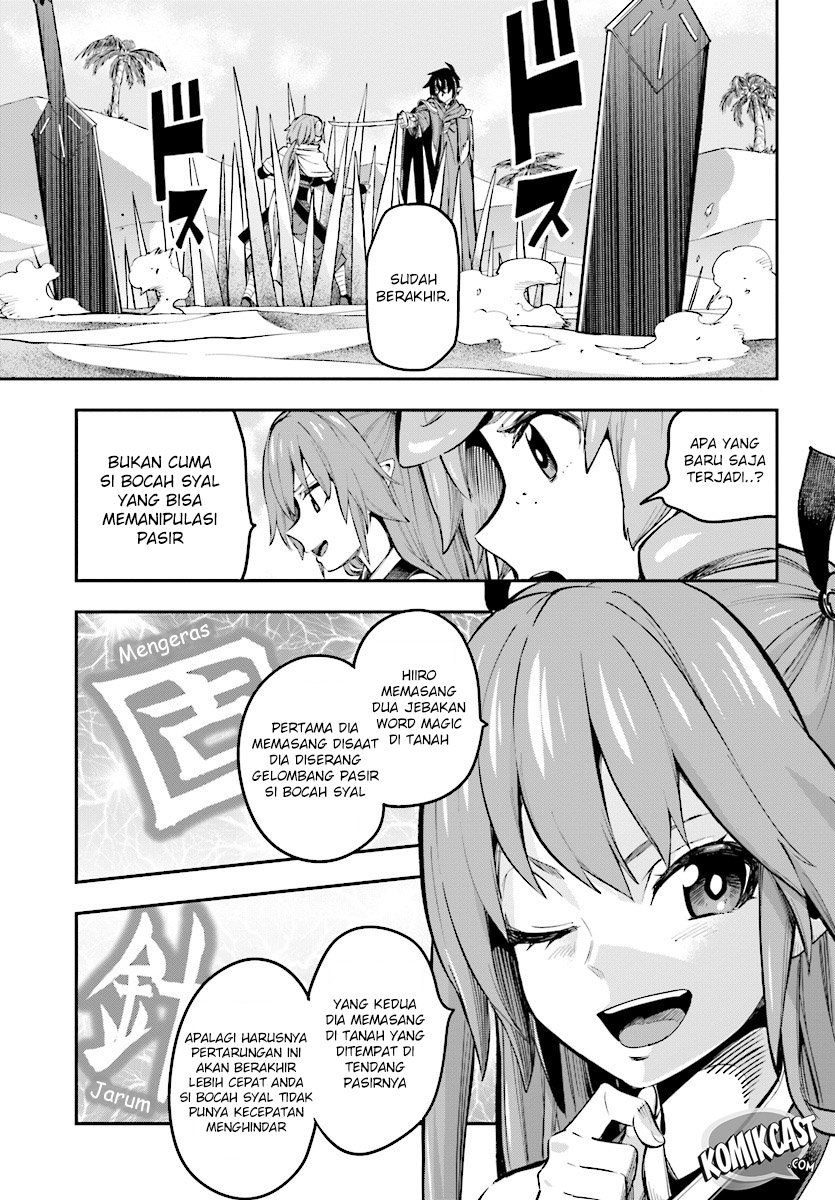 Konjiki no Moji Tsukai Chapter 43 Gambar 28