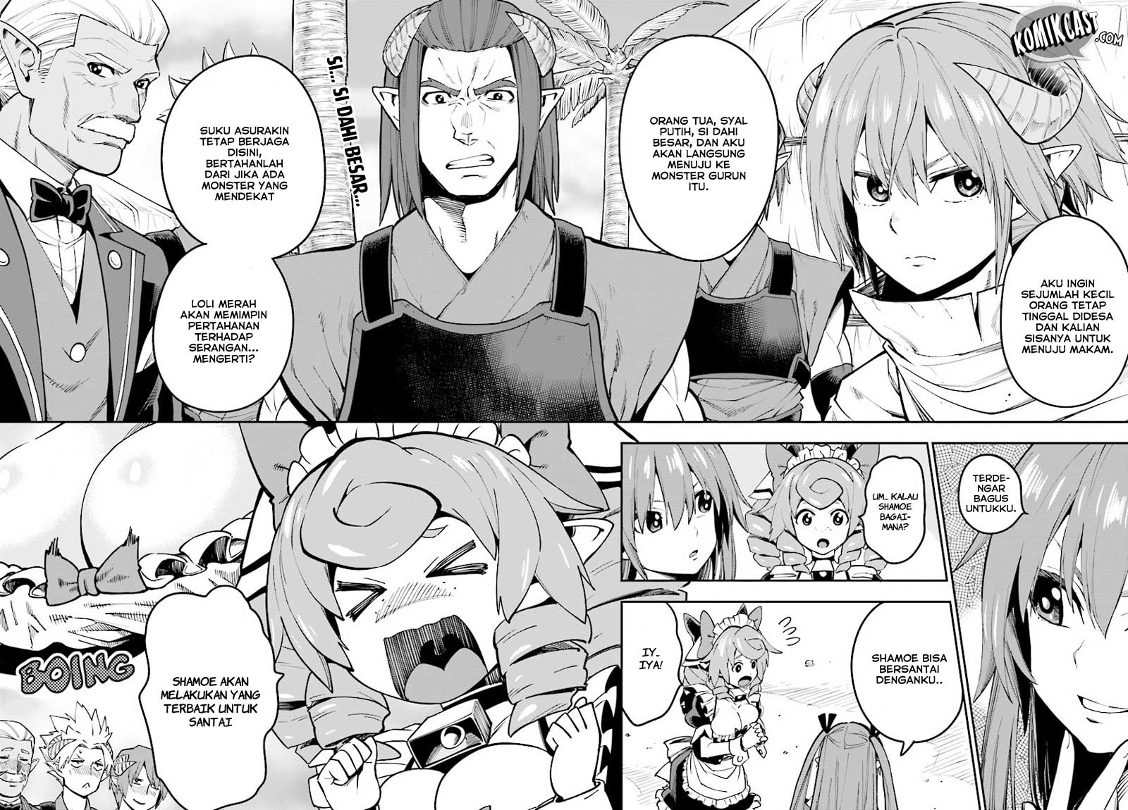 Konjiki no Moji Tsukai Chapter 44 Gambar 16