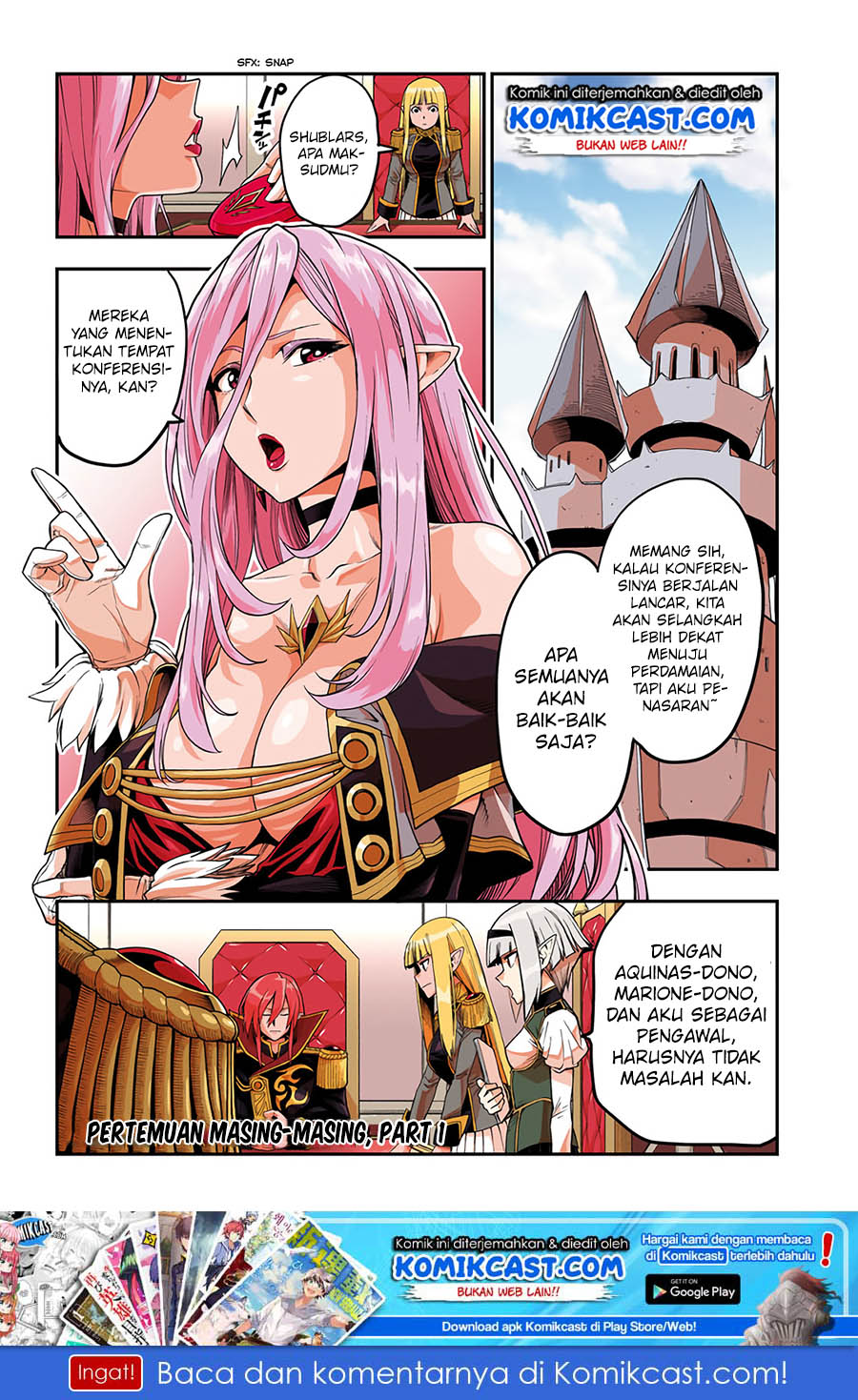 Konjiki no Moji Tsukai Chapter 56 Gambar 3