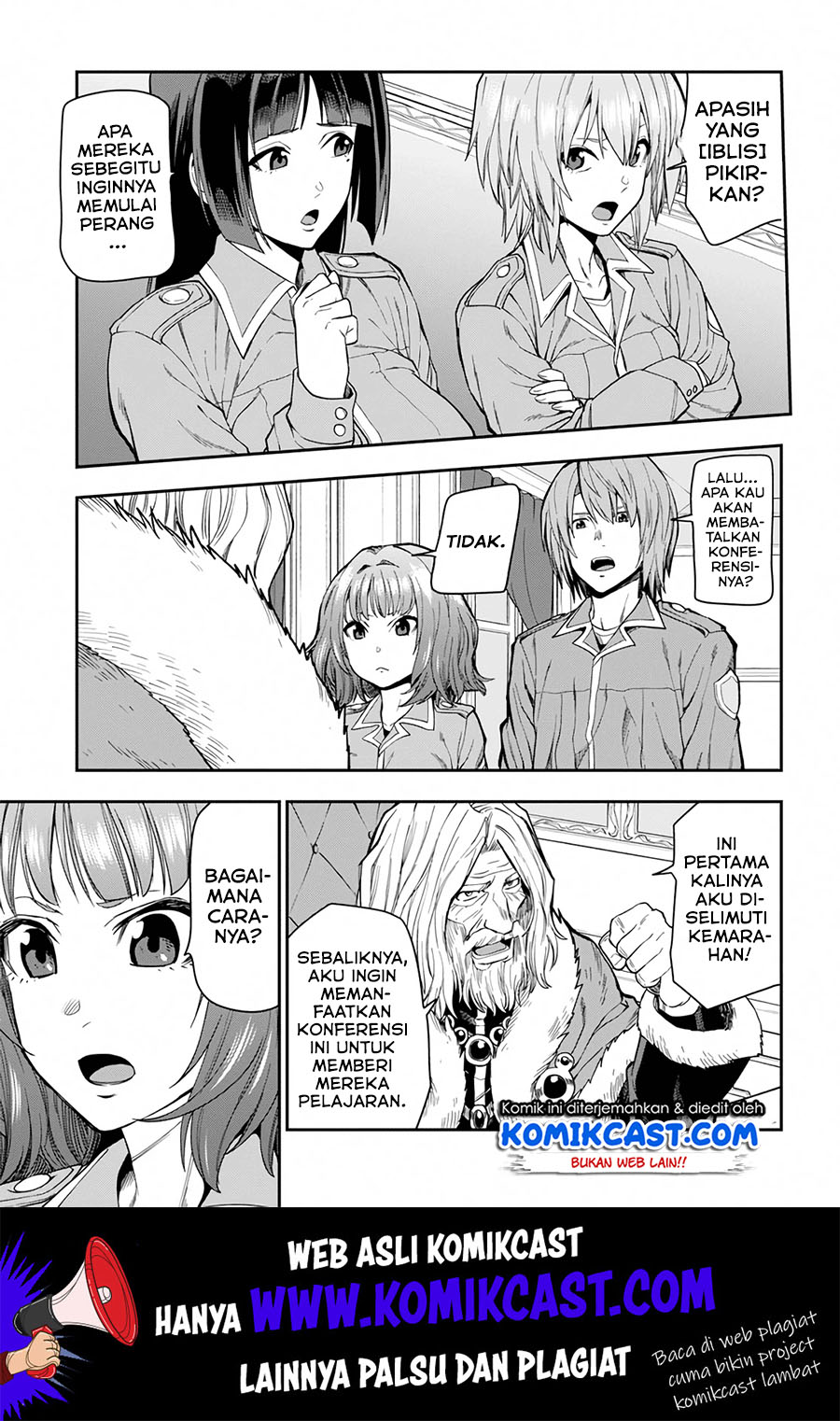 Konjiki no Moji Tsukai Chapter 61 Gambar 4