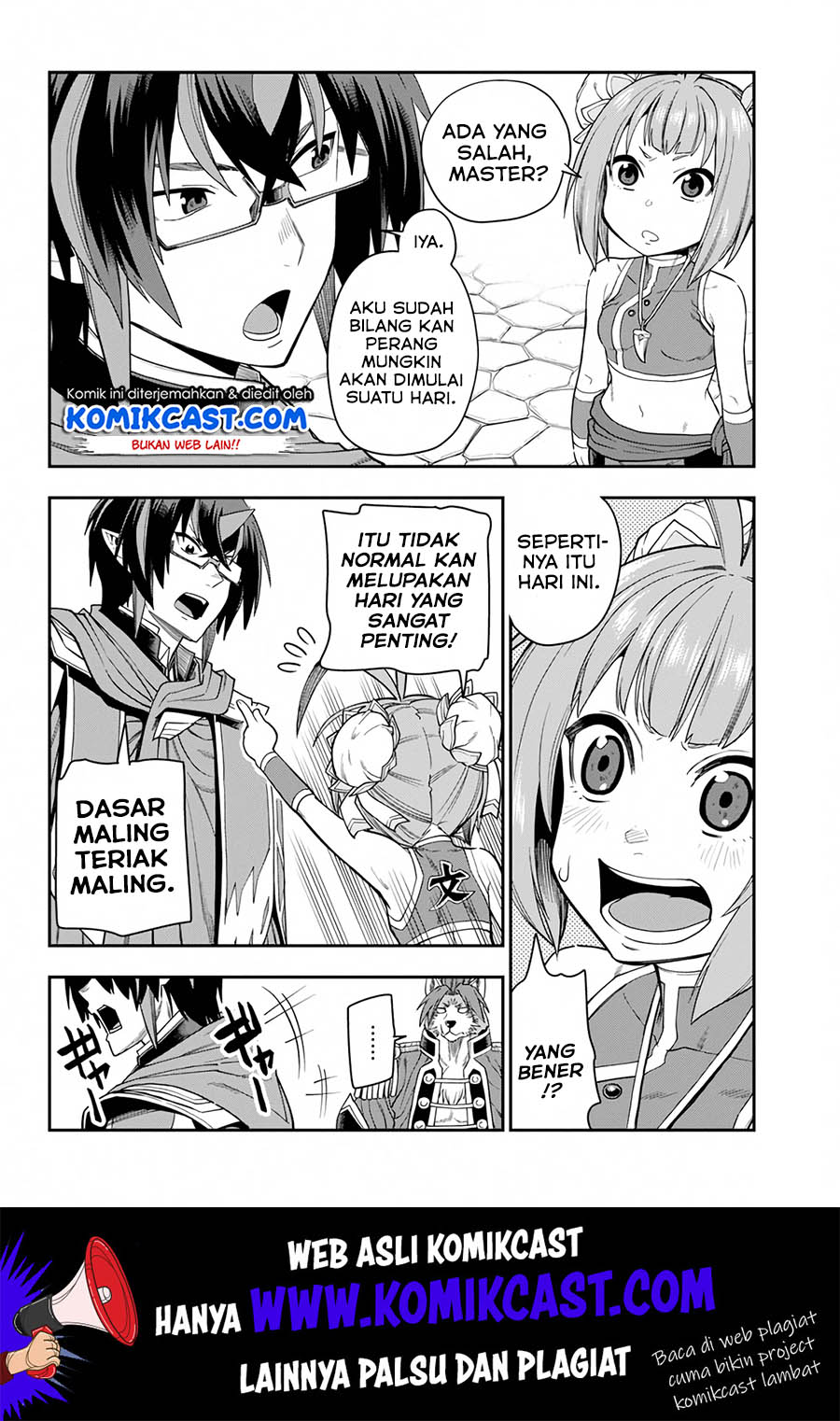 Konjiki no Moji Tsukai Chapter 61 Gambar 18