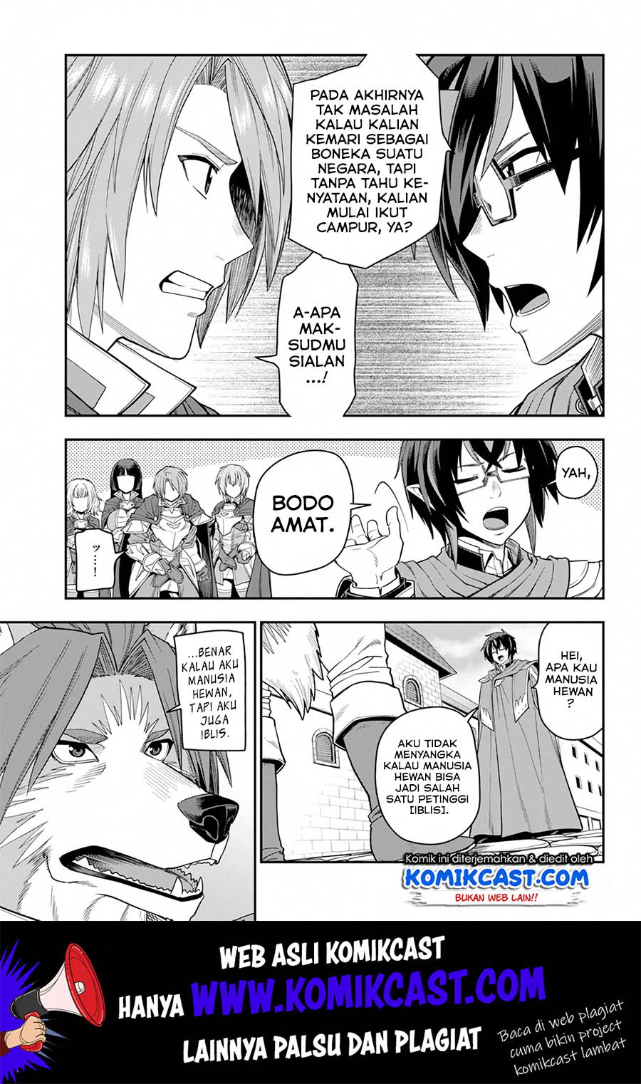 Konjiki no Moji Tsukai Chapter 61 Gambar 23