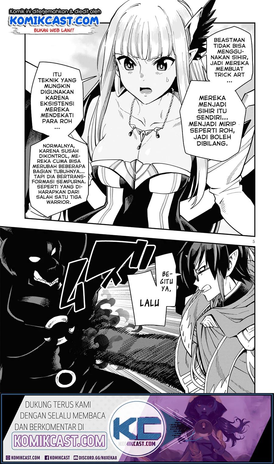 Konjiki no Moji Tsukai Chapter 68 Gambar 6