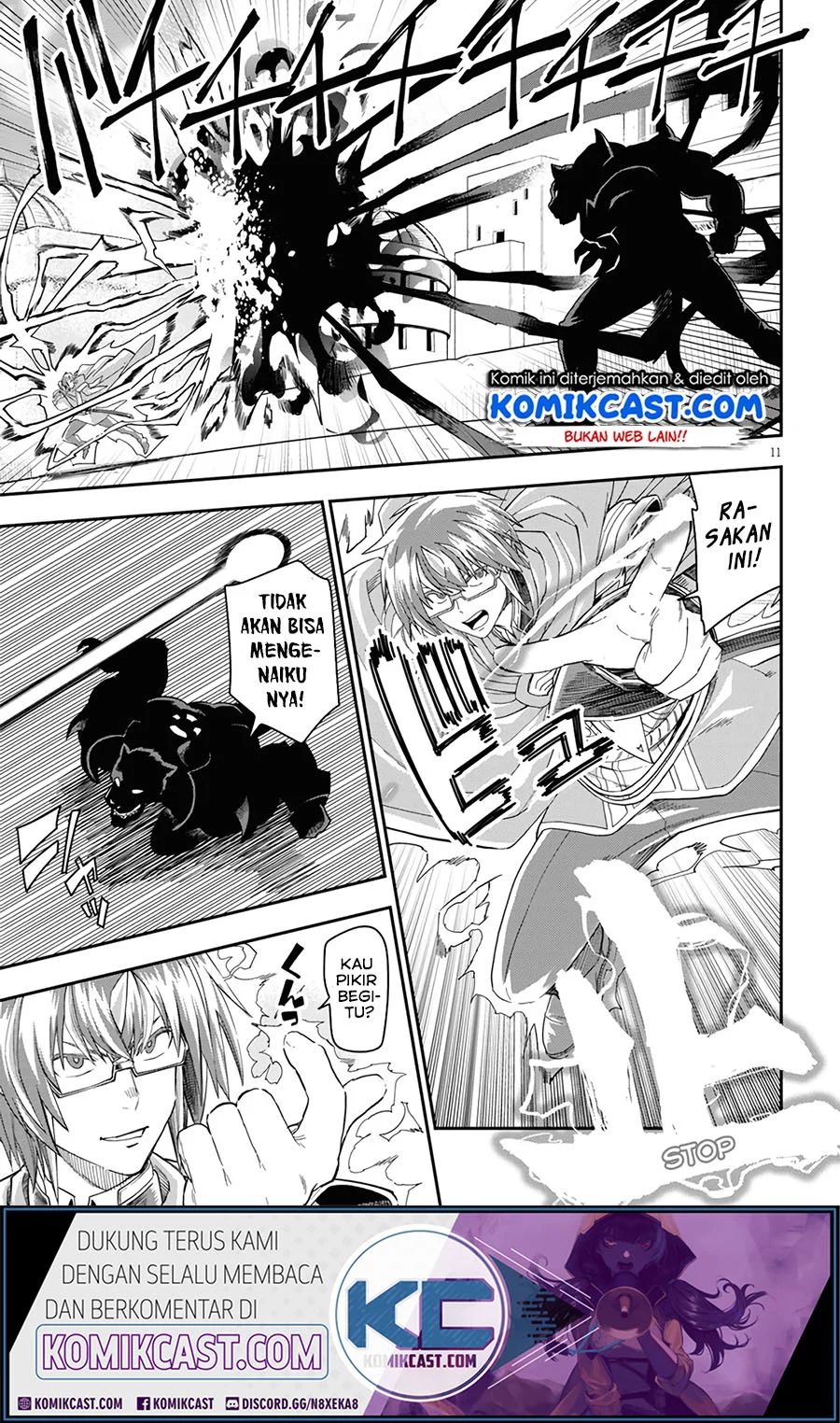 Konjiki no Moji Tsukai Chapter 68 Gambar 12