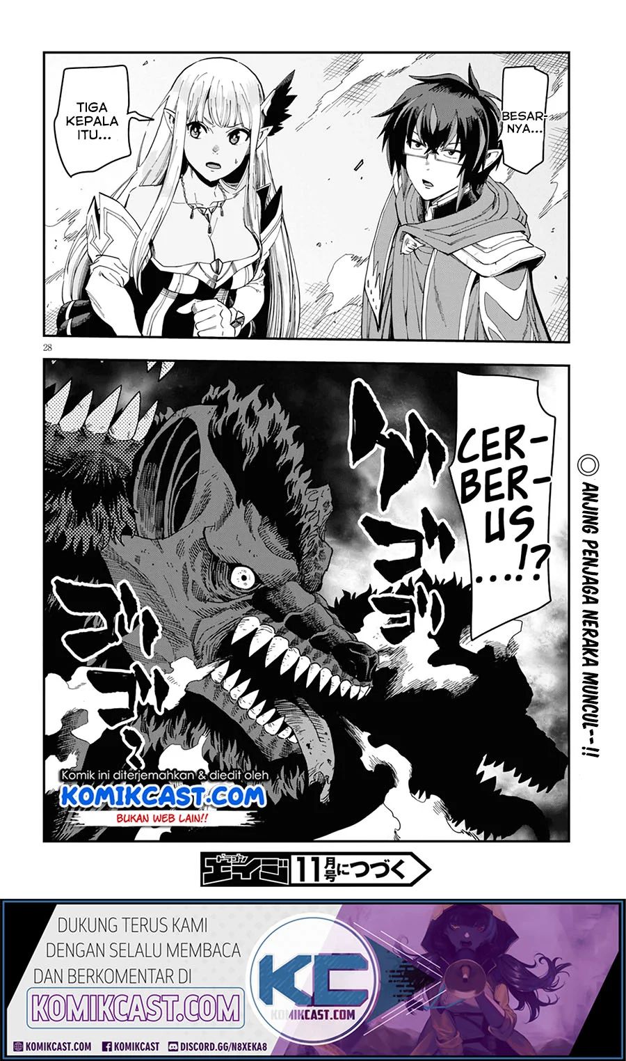 Konjiki no Moji Tsukai Chapter 68 Gambar 28