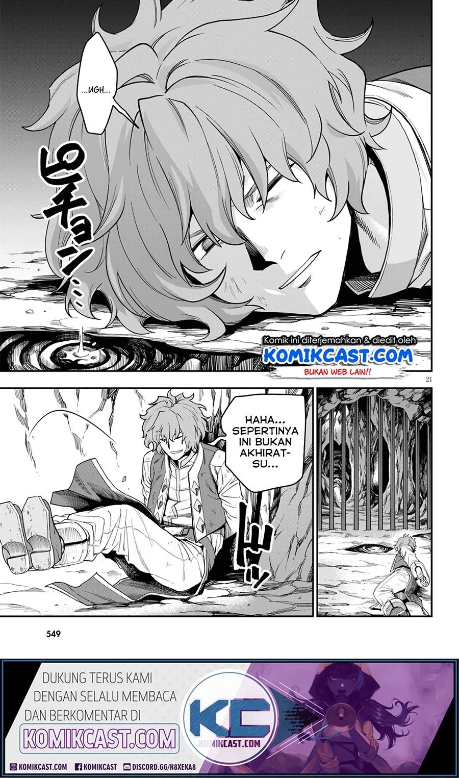 Konjiki no Moji Tsukai Chapter 69 Gambar 21