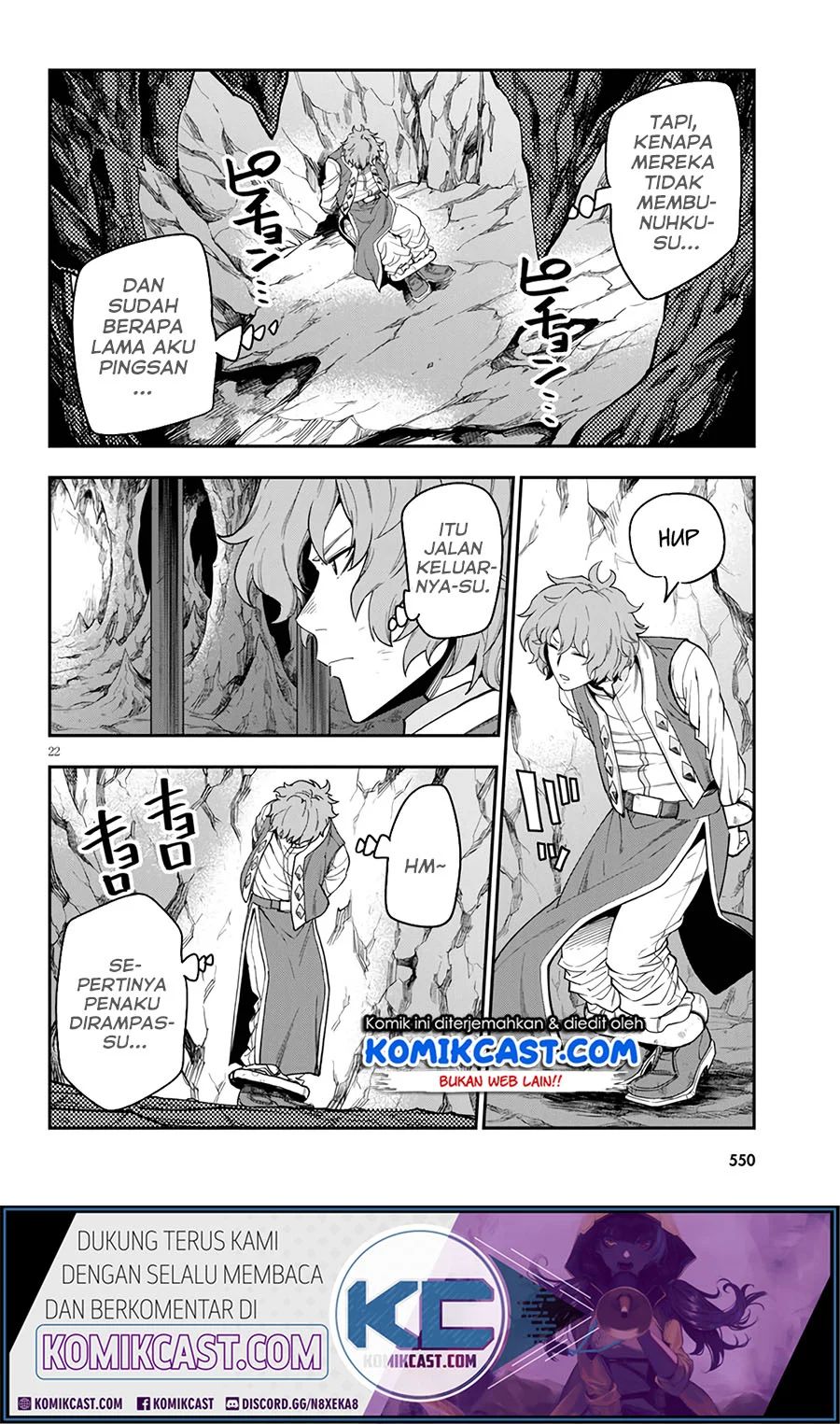 Konjiki no Moji Tsukai Chapter 69 Gambar 22