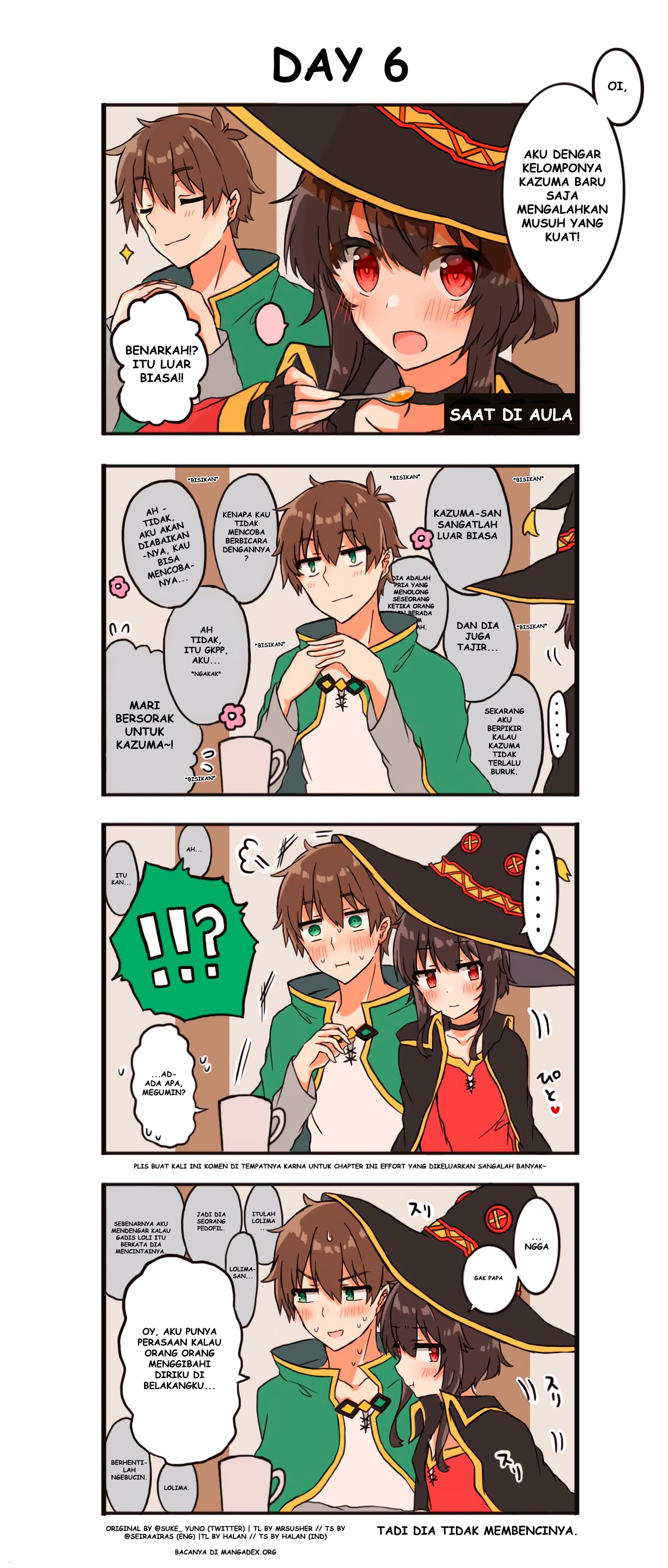 Kono Subarashii Sekai ni Shukufuku wo! – KazuMegu will get married in 100 days Chapter 06 Gambar 1