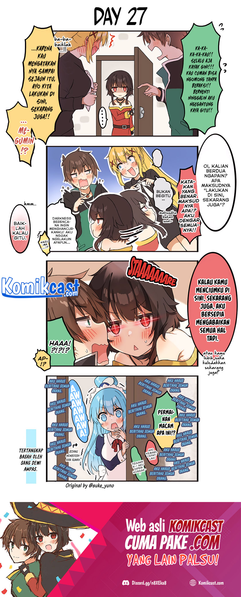 Kono Subarashii Sekai ni Shukufuku wo! – KazuMegu will get married in 100 days Chapter 27 Gambar 2