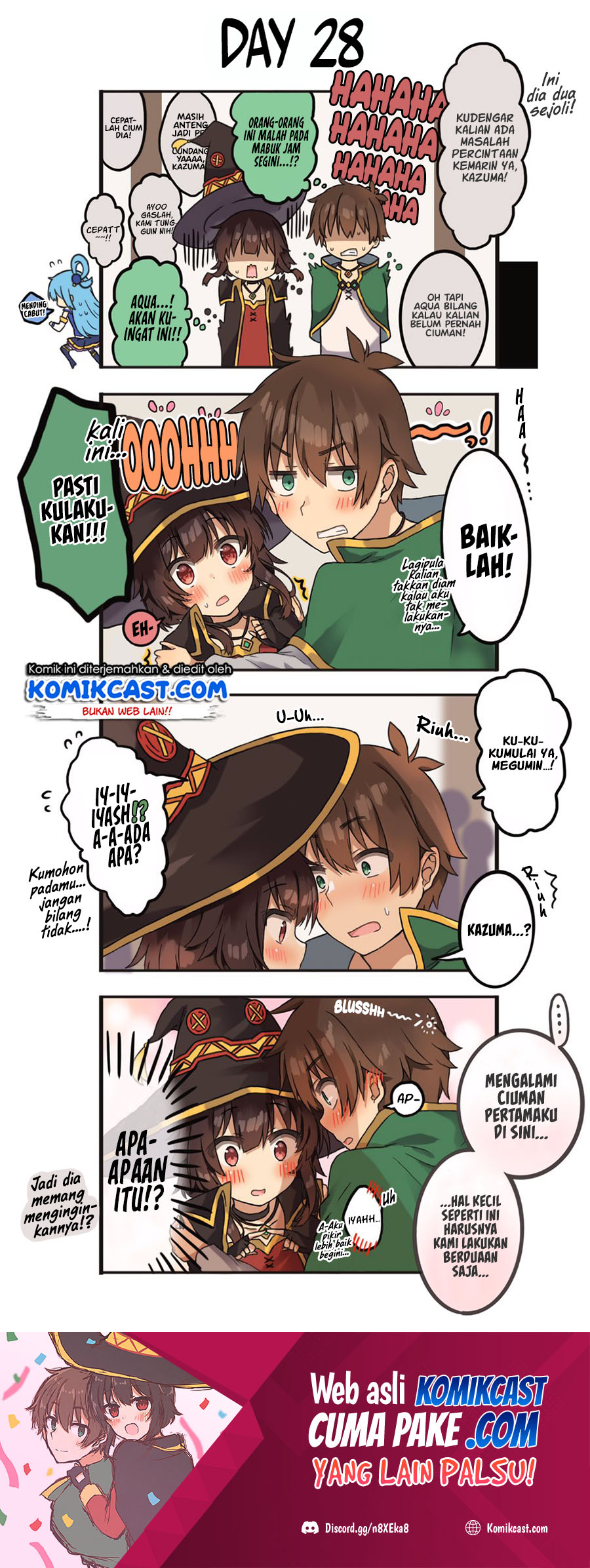 Kono Subarashii Sekai ni Shukufuku wo! – KazuMegu will get married in 100 days Chapter 28 Gambar 2