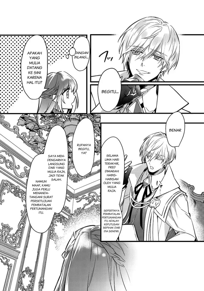 Konyaku Haki Sareta Kaedama Reijou, Hatsukoi no Toshiue Ouji ni Dekiai Sareru Chapter 02 Gambar 11