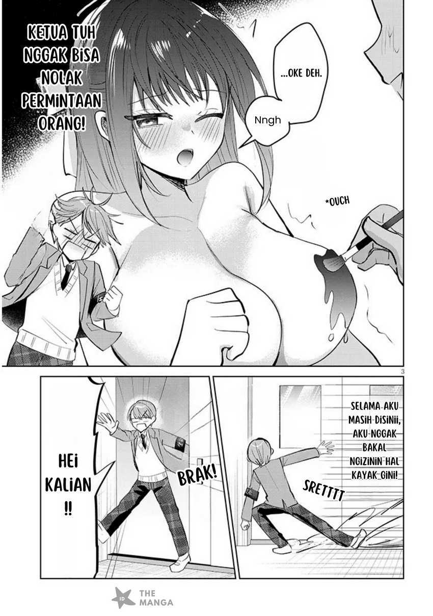 Kotowarenai Kaichou wa Tomoe-kun ni Dake shite Agetai Chapter 03 Gambar 4