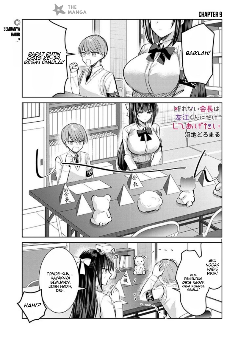 Kotowarenai Kaichou wa Tomoe-kun ni Dake shite Agetai Chapter 09 Gambar 2